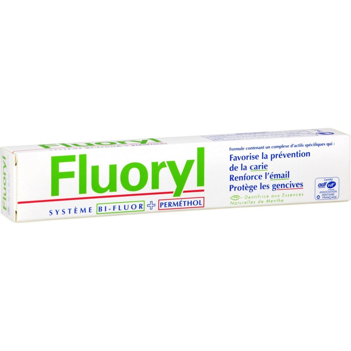 Fluoryl 125ml – Dentifrice aux Essences Naturelles de Menthe (Système Bi-Fluor + Perméthol)